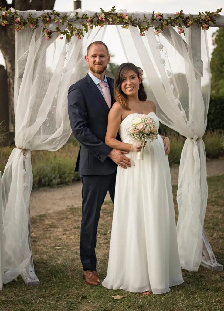 Glückliche Braut: Tobias & Roxana in Bianco Evento