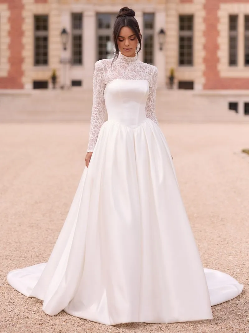 Standesamtkleid: Brautkleid Standesamt Ivory Mit Ot Perlen