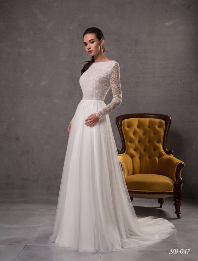 Inspiration 2019 Brautkleid SB 047 1 Brautmode Nauheim