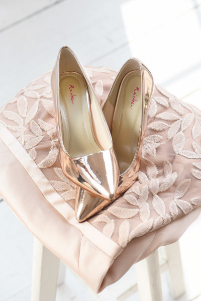 Rainbow Clubl 2019 Brautschuhe Mandy Rose Gold PLS 1 Brautmode Nauheim