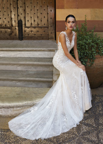 Cosmobella 2021 Brautkleid 8043 COV115 2 Brautmode Nauheim