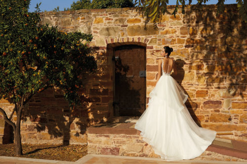 Cosmobella 2021 Brautkleid 8044 1 Brautmode Nauheim