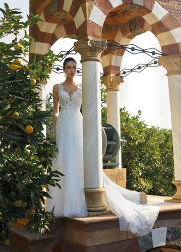 Cosmobella 2021 Brautkleid 8046 2 Brautmode Nauheim