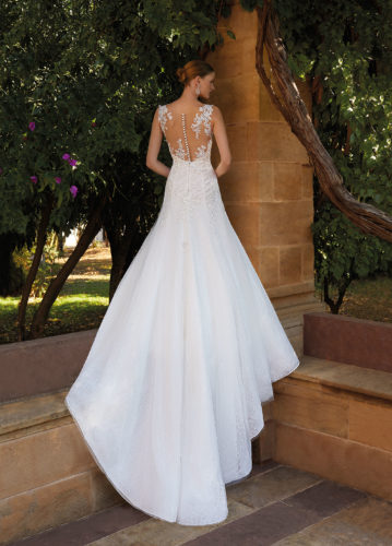 Cosmobella 2021 Brautkleid 8050 1 Brautmode Nauheim