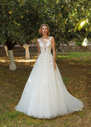 Cosmobella 2021 Brautkleid 8059 2 Brautmode Nauheim