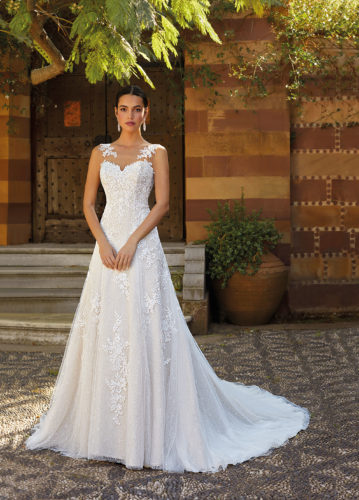 Cosmobella 2021 Brautkleid 8074 COV117 Brautmode Nauheim