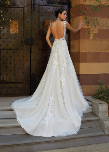 Cosmobella 2021 Brautkleid 8074 COV117 1 Brautmode Nauheim