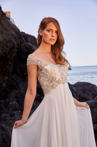 Diane Legrand 2021 Hochzeitskleid 7747 96A8632 Brautmode Nauheim