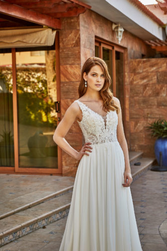 Lisa Donetti 2021 Hochzeitskleid 2122 96A3414 Brautmode Nauheim