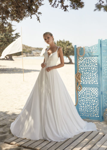 Herve Paris 2021 Vintage Brautkleid Vaujany Afront 1374 Brautmode Nauheim