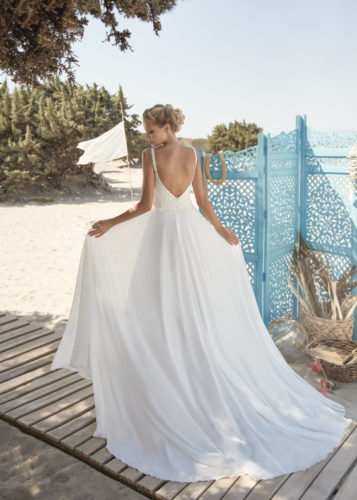 Herve Paris 2021 Vintage Brautkleid Vaujany Back 1454 Brautmode Nauheim