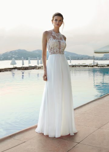 Destination Romance 2021 Vintage Brautkleid DR323 Brautmode Nauheim