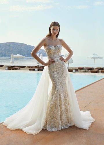 Destination Romance 2021 Vintage Brautkleid DR329 Brautmode Nauheim