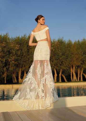 Destination Romance 2021 Vintage Brautkleid DR331 1 Brautmode Nauheim