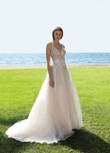 Destination Romance 2021 Vintage Brautkleid DR334 Brautmode Nauheim