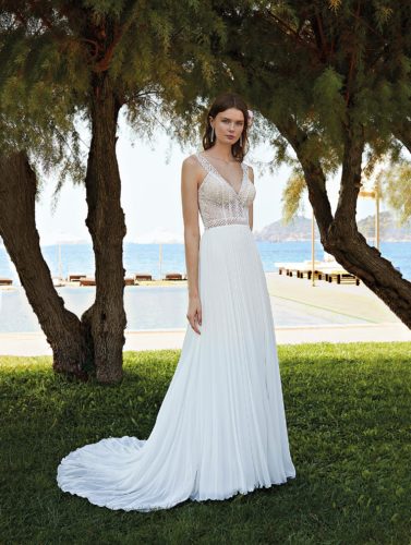 Destination Romance 2021 Vintage Brautkleid DR335 Brautmode Nauheim