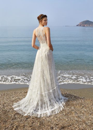 Destination Romance 2021 Vintage Brautkleid DR337 1 Brautmode Nauheim