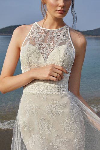 Destination Romance 2021 Vintage Brautkleid DR337 2 Brautmode Nauheim