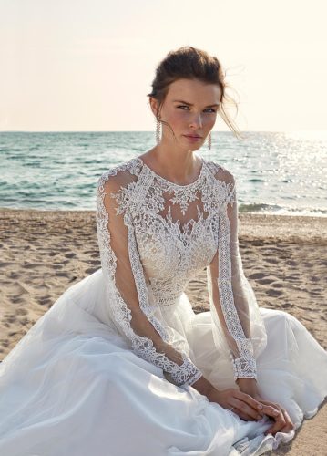 Destination Romance 2021 Vintage Brautkleid DR339 2 Brautmode Nauheim