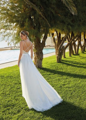 Destination Romance 2021 Vintage Brautkleid DR341 1 Brautmode Nauheim