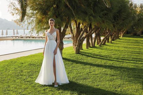 Destination Romance 2021 Vintage Brautkleid DR341 2 Brautmode Nauheim