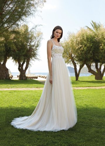 Destination Romance 2021 Vintage Brautkleid DR343 Brautmode Nauheim