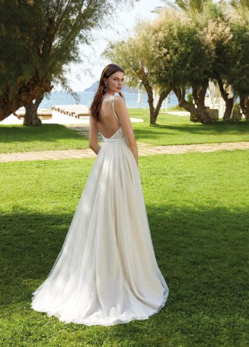 Destination Romance 2021 Vintage Brautkleid DR343 1 Brautmode Nauheim