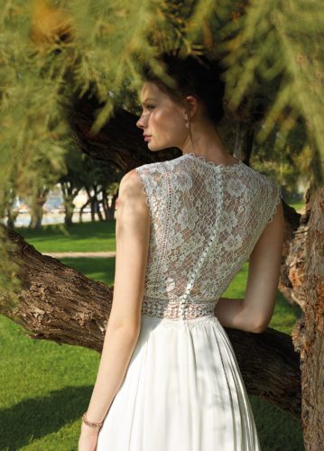 Destination Romance 2021 Vintage Brautkleid DR344 2 Brautmode Nauheim