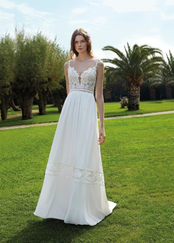 Destination Romance 2021 Vintage Brautkleid DR347 Brautmode Nauheim