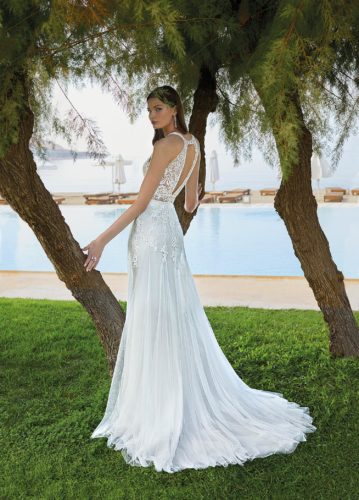 Destination Romance 2021 Vintage Brautkleid DR348 1 Brautmode Nauheim