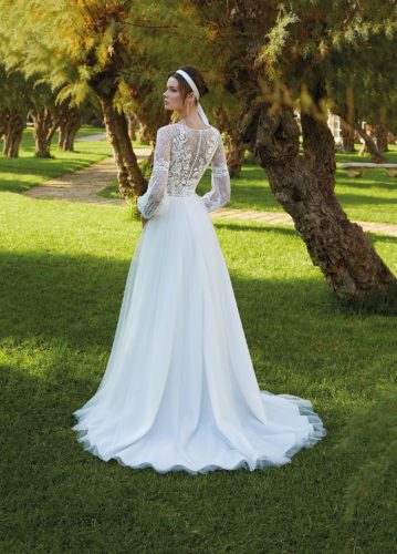 Destination Romance 2021 Vintage Brautkleid DR349 1 Brautmode Nauheim