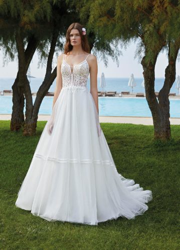 Destination Romance 2021 Vintage Brautkleid DR350 Brautmode Nauheim