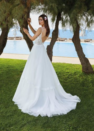 Destination Romance 2021 Vintage Brautkleid DR350 1 Brautmode Nauheim