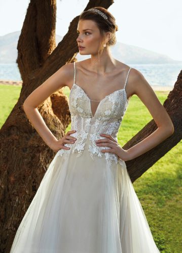 Destination Romance 2021 Vintage Brautkleid DR352 2 Brautmode Nauheim