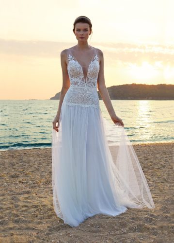 Destination Romance 2021 Vintage Brautkleid DR353 Brautmode Nauheim